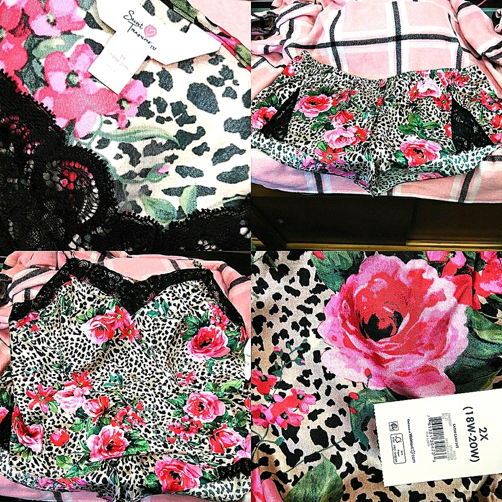 Leopard print pajama set